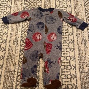 Carter's 6M Boys Sports Print Footie